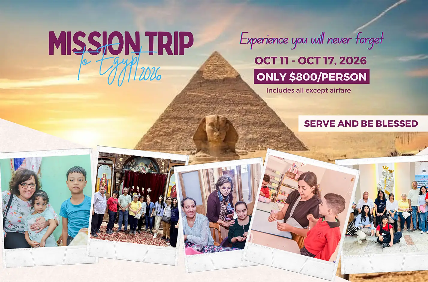 Serve & Be Blessed | Care 4 Needy Copts