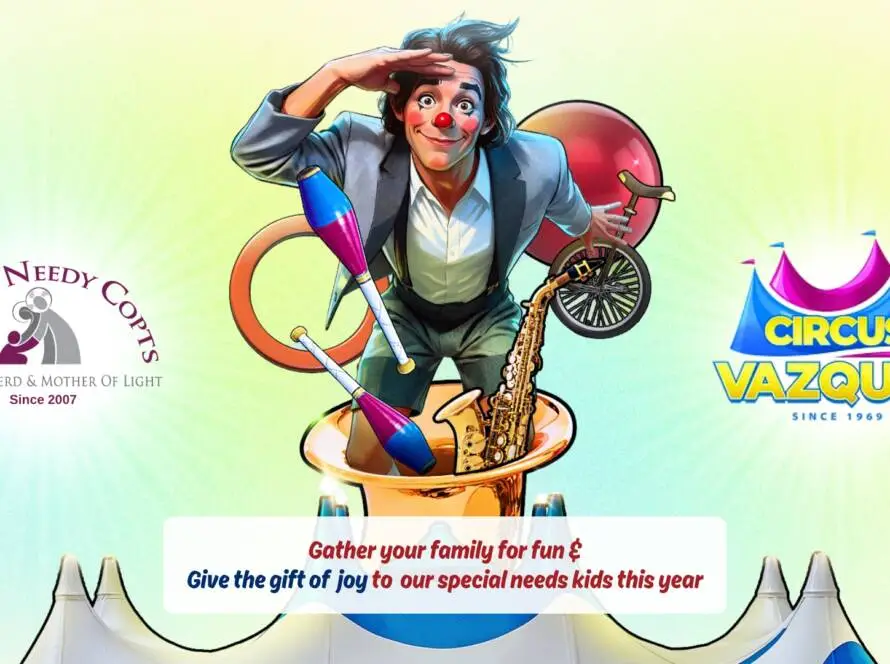 Free Circus Vazquez Tickets for Special Needs Families | Care 4 Needy Copts – May 2, 2026