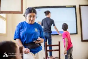 Coptic children learning through story and song in Manfalot