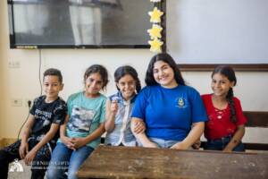 Volunteers packing 992 pounds of gifts for Coptic children in Egypt